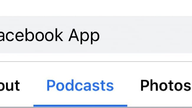 Ein neuer "geheimer" Menüpunkt auf FB