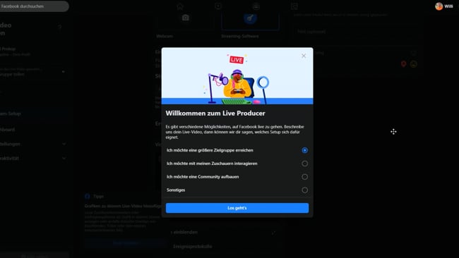 Der neue Assistent im FB LIVE Producer