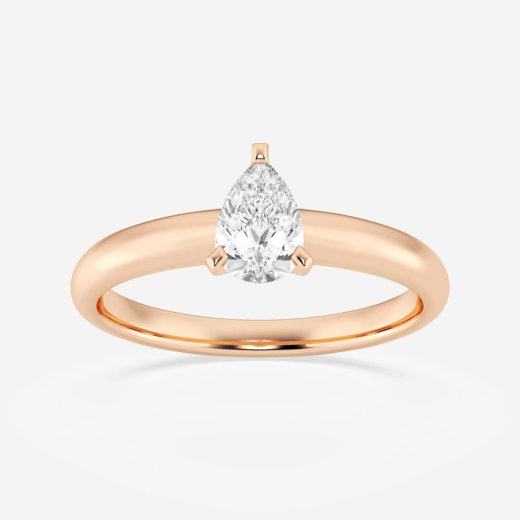 product video for 1/2 ctw Pear Lab Grown Diamond Classic Solitaire Engagement Ring