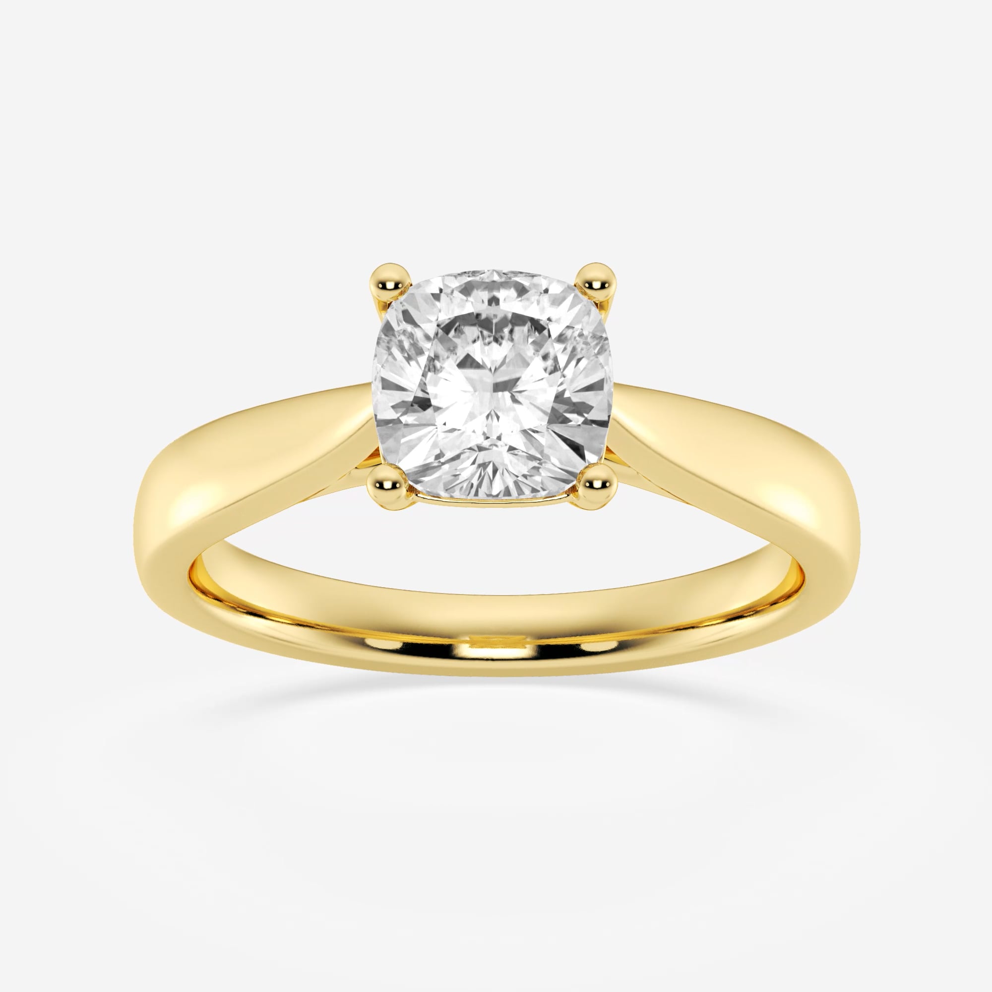 product video for 1 1/2 ctw Cushion Lab Grown Diamond Trellis Solitaire Engagement Ring