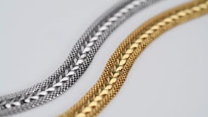 Italian 18kt Gold Over Sterling Silver Heart Motif Bracelet