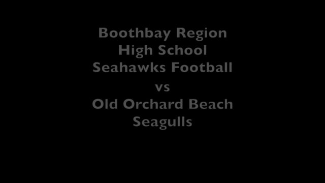 BRHS Seahawks Football Sep 27 vs Old Orchard Beach