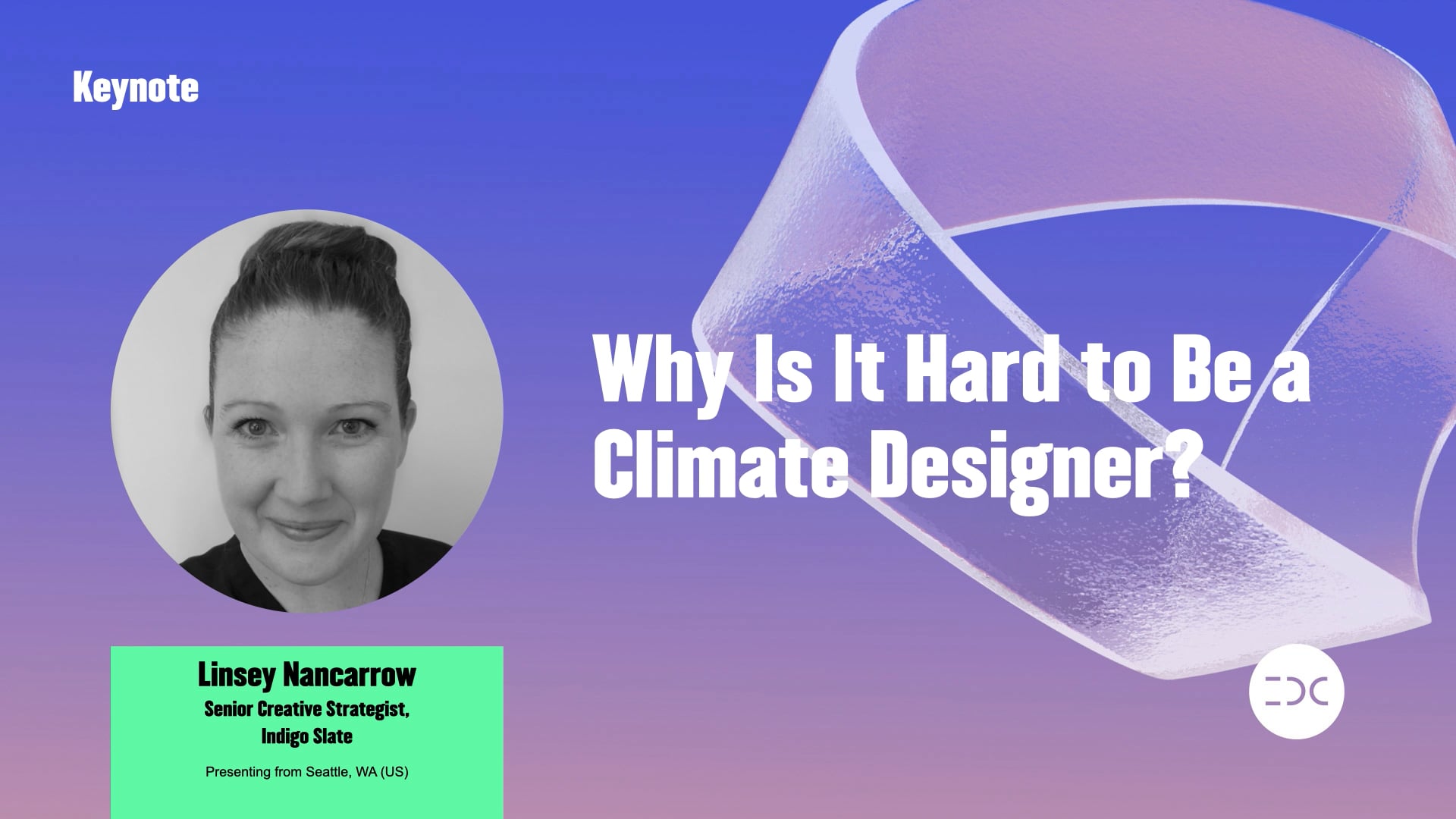 IDC 2021 - Linsey Nancarrow - Why Is It Hard to Be a Climate Designer?