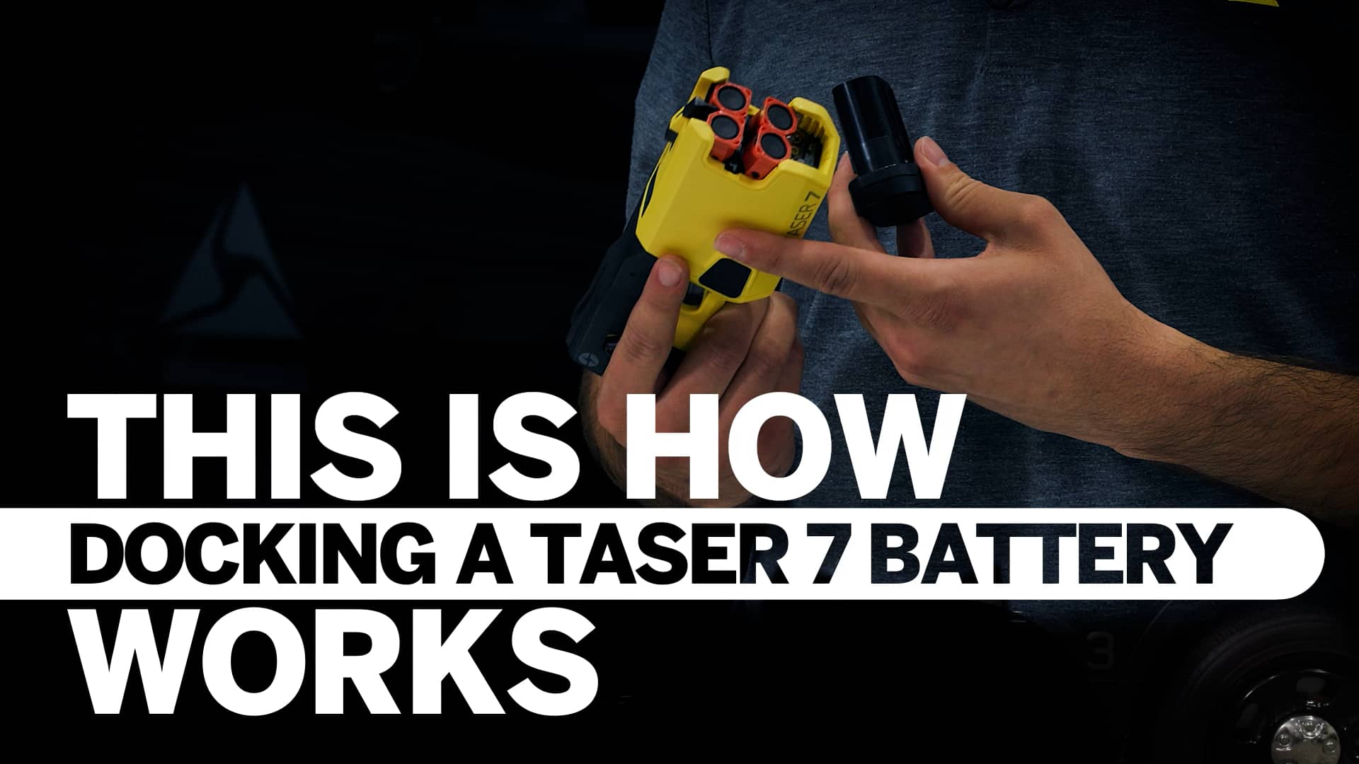 Docking TASER 7 Battery Demo on Vimeo