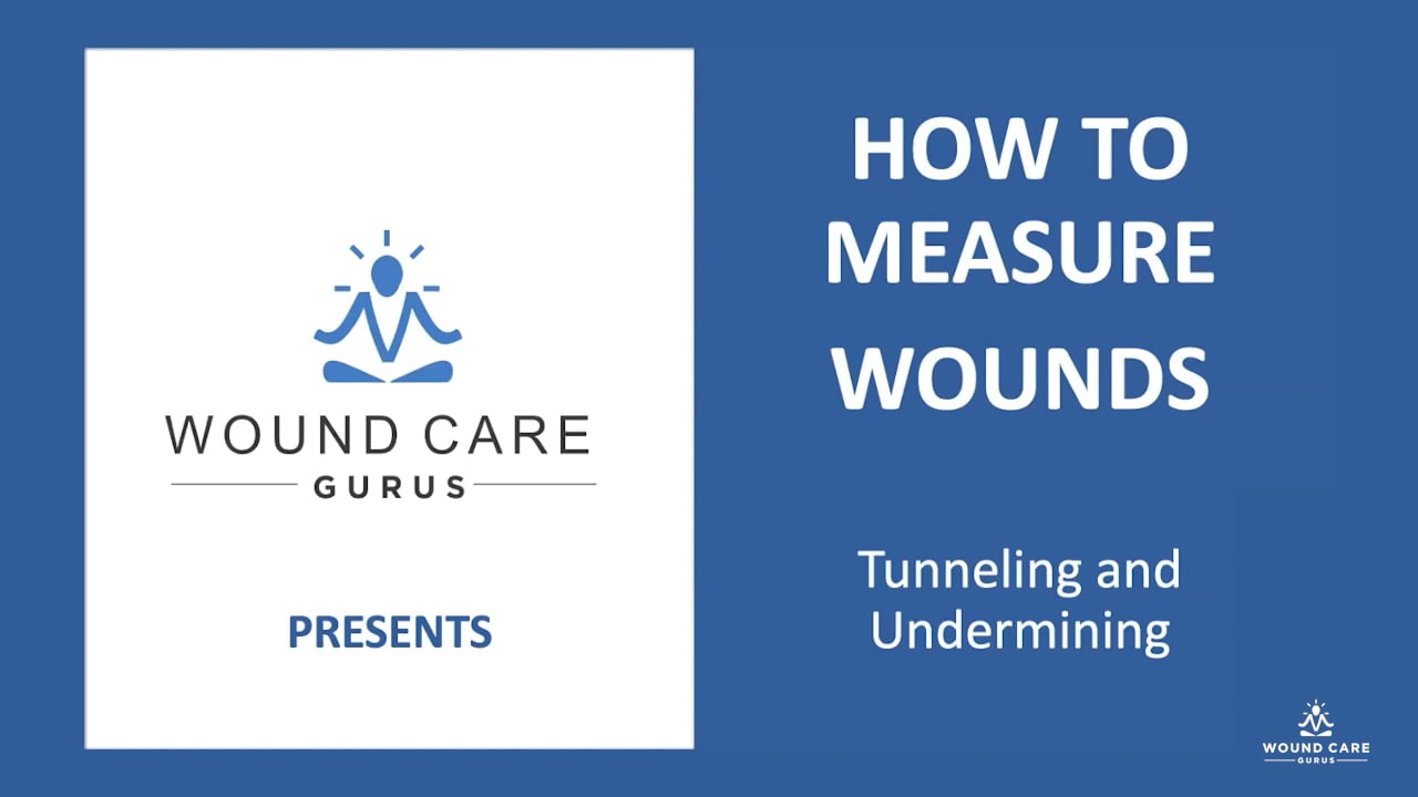 How to Measure Wounds Tunneling and Undermining on Vimeo