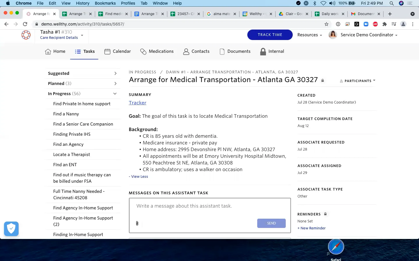 Transportation Task Flow on Vimeo