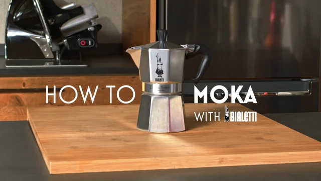 How to brew coffee using a Moka Pot video