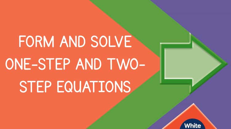 Aut10.3.2 - Form and solve one step and two step equations on Vimeo
