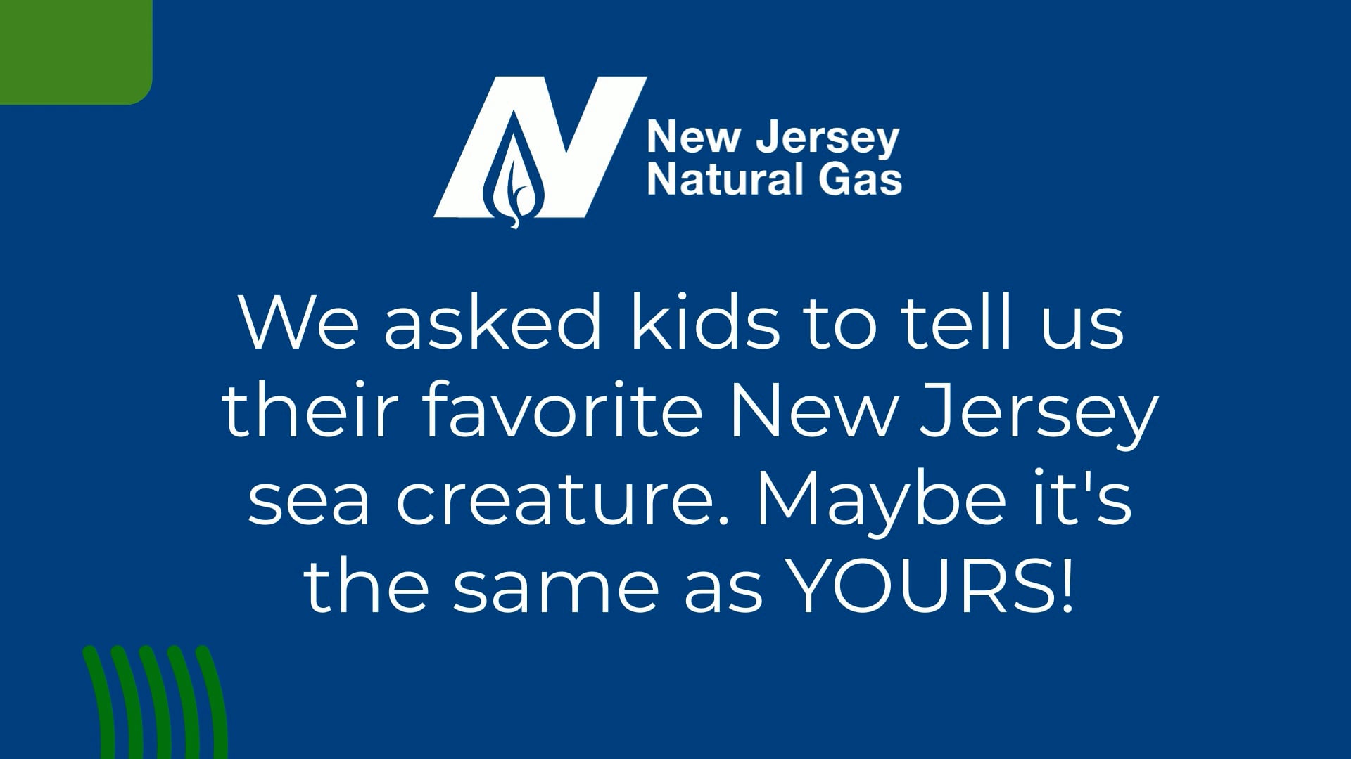 New Jersey Natural Gas Favorite Sea Creature on Vimeo