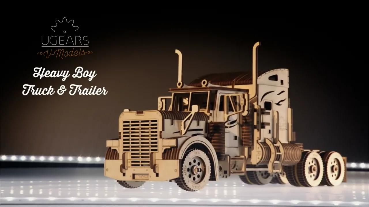 Heavy Boy Truck VM-03 - Mechanical 3D Puzzle Kit by Ugears
