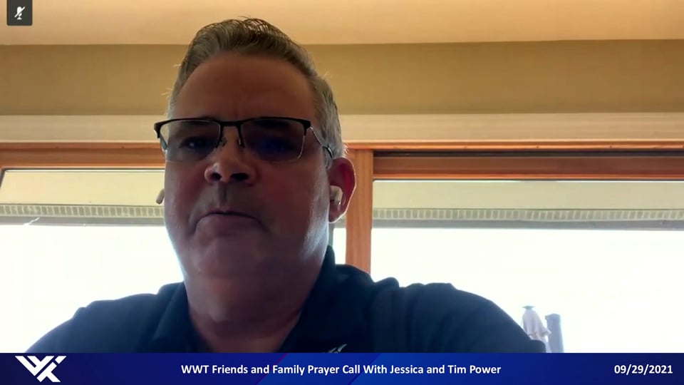 Prayer Call, September 29, 2021 - With Jessica and Tim Power