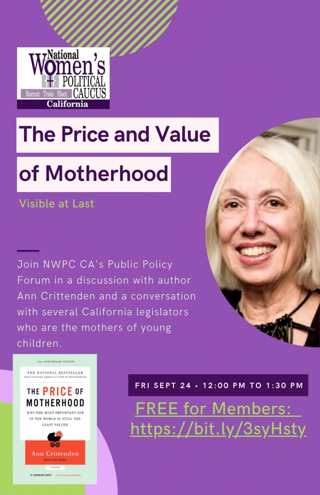 NWPC CA:  The Price and Value of Motherhood Policy Forum Sept 2021