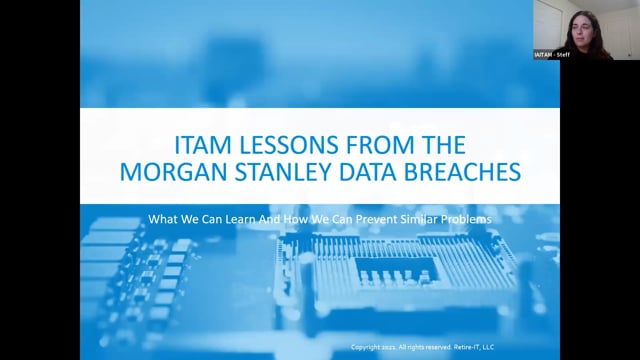 ITAM Lessons from the Morgan Stanley Data Breaches