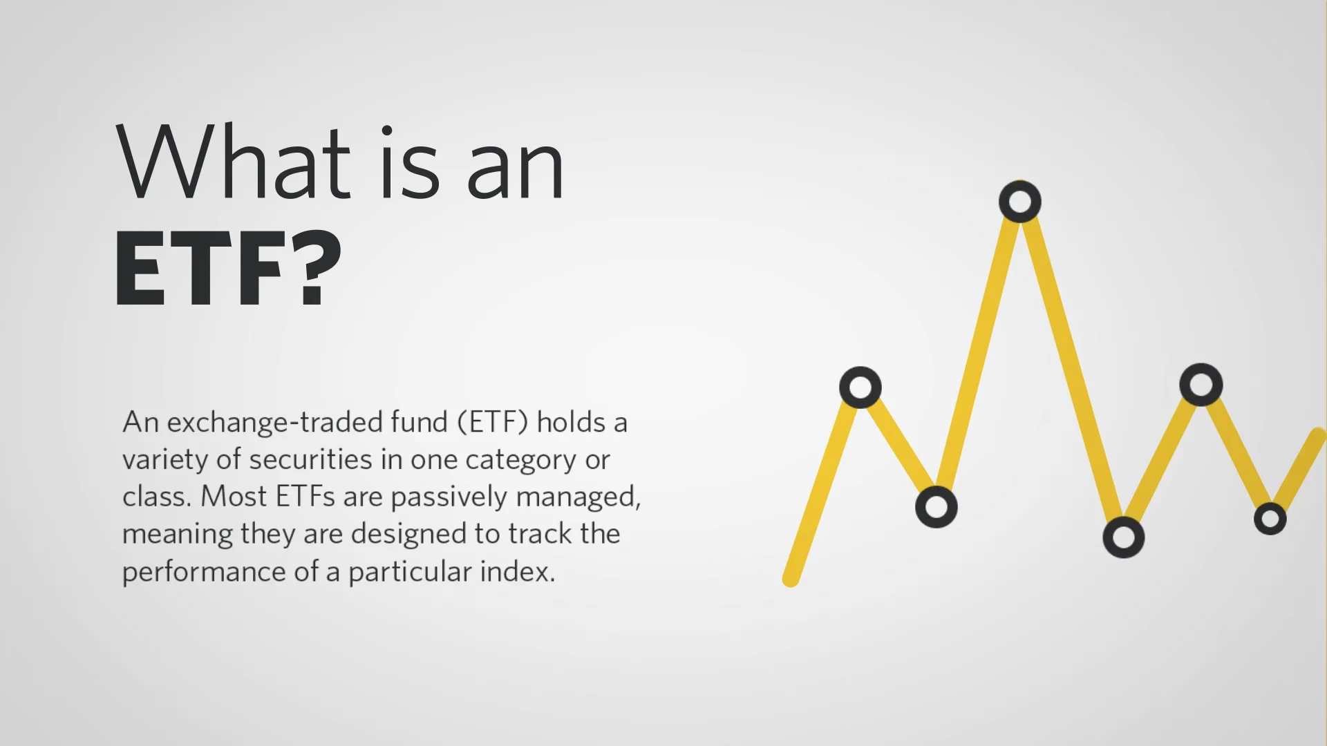 What is an ETF?