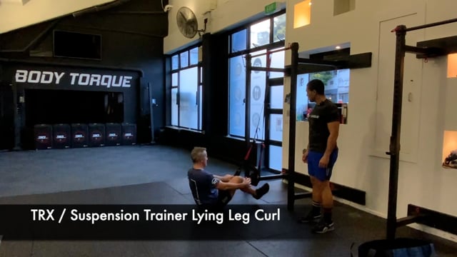 TRX Suspension Lying Leg Curl