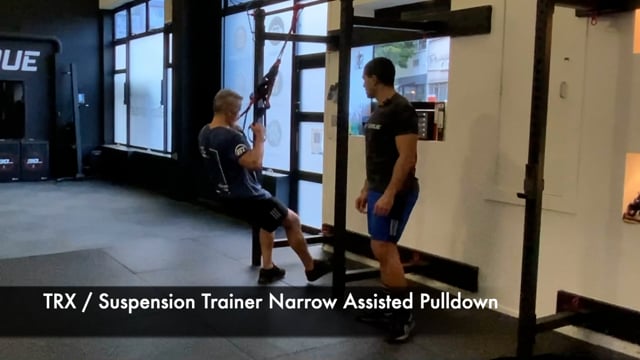 TRX Suspension Narrow Assisted Pulldown