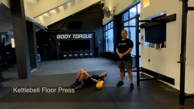 Kettlebell Floor Press