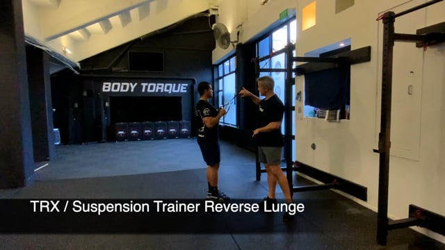 TRX Suspension Reverse Lunge