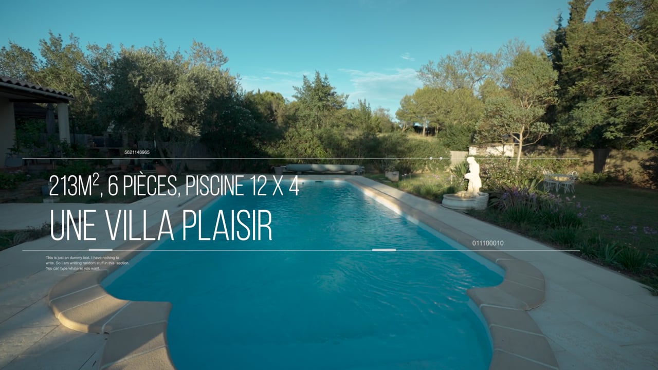 CARCASSONNE -  HAUTEURS DE TREBES   - VILLA T6  213m² PISCINE  - JARDIN 2200m2  -  DOUBLE GARAGE