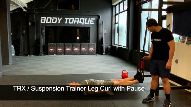 TRX Suspension Lying Leg Curl with Pause