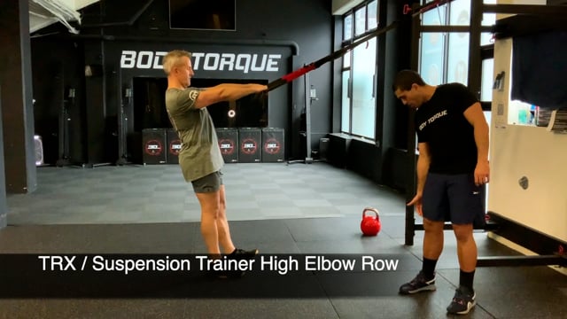 TRX Suspension High Elbow Row