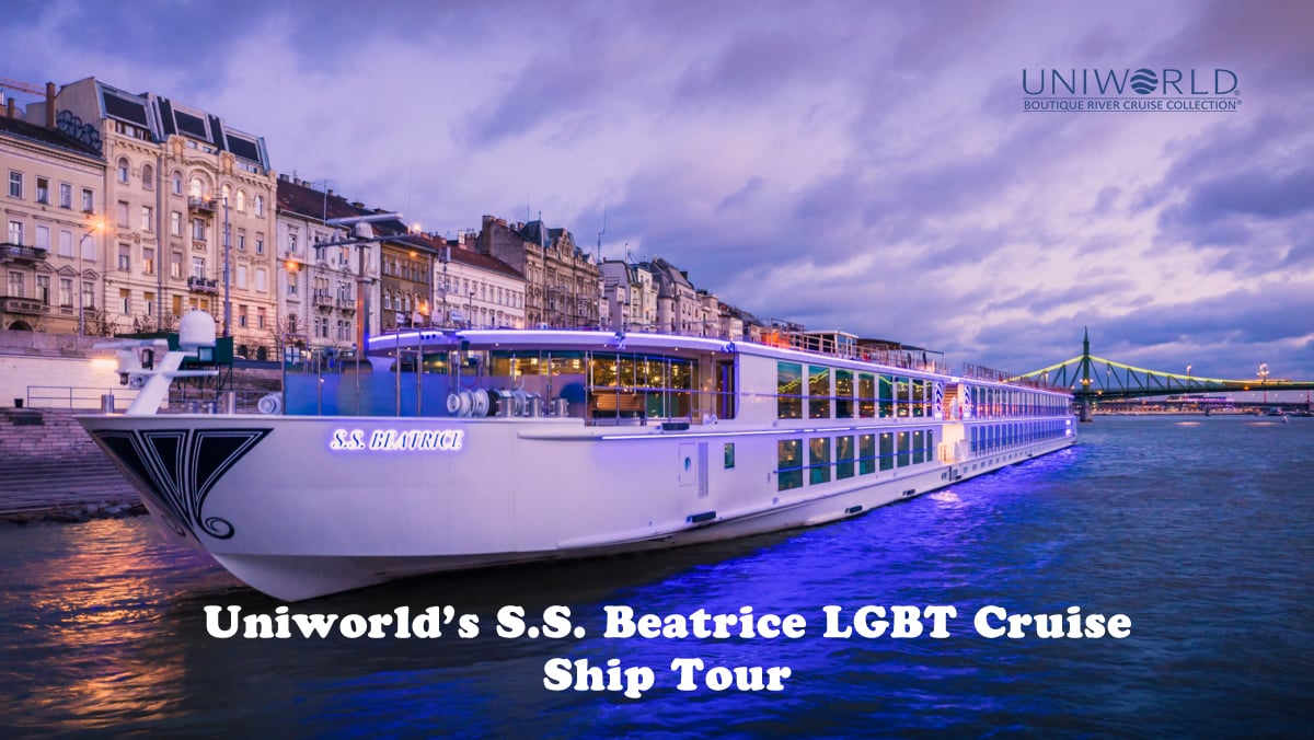 Uniworld's Beatrice LGBT Cruise - Ship Tour - HappyGayTravel.com On Vimeo