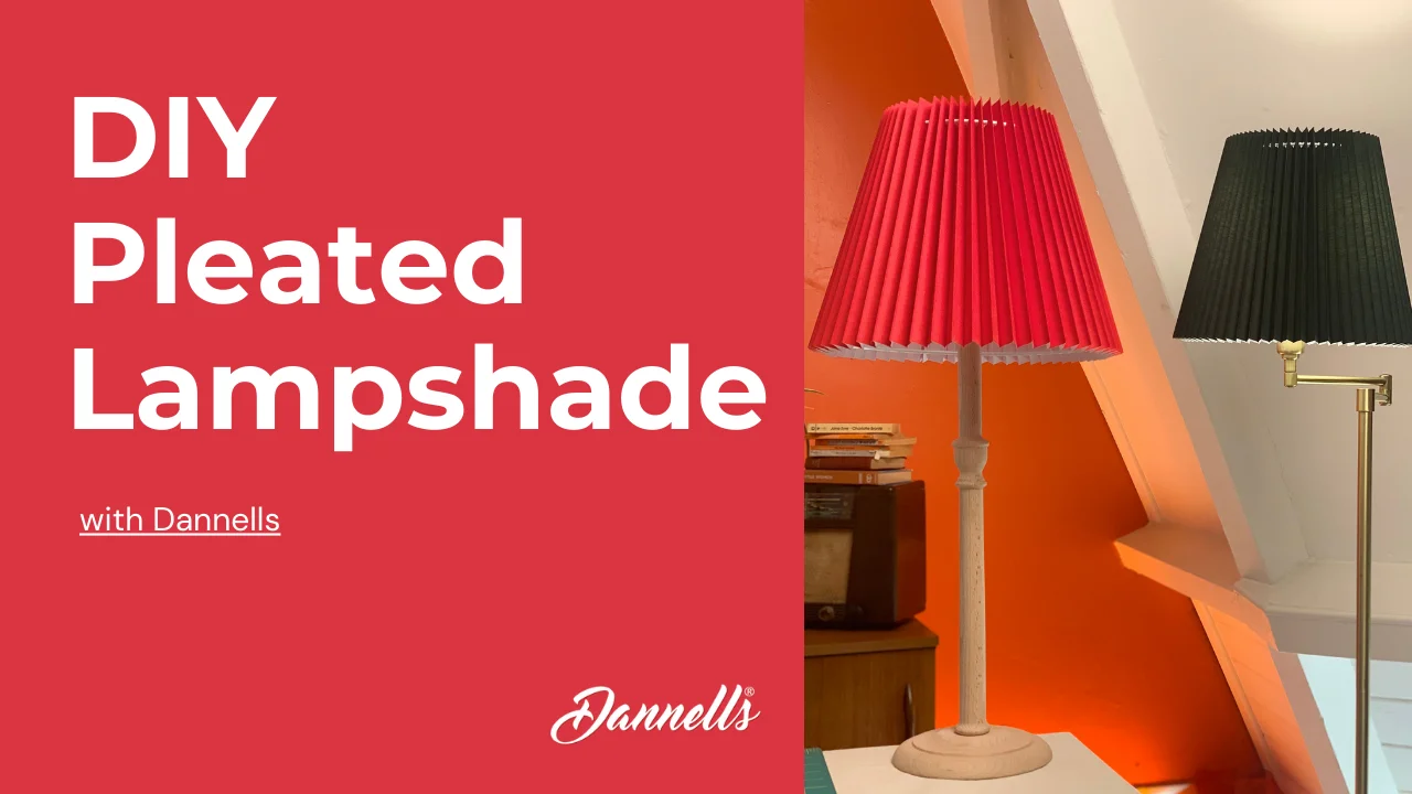 Diy knife deals pleated lampshade