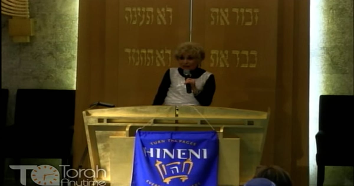 R. Esther Jungreis A"h | Parashat Behar-Bechukotai: Miracles Hidden In ...