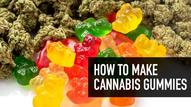 How To Make THC Gummy Bears That Are Shelf Stable and Taste Amazing From A  Pastry Chef 