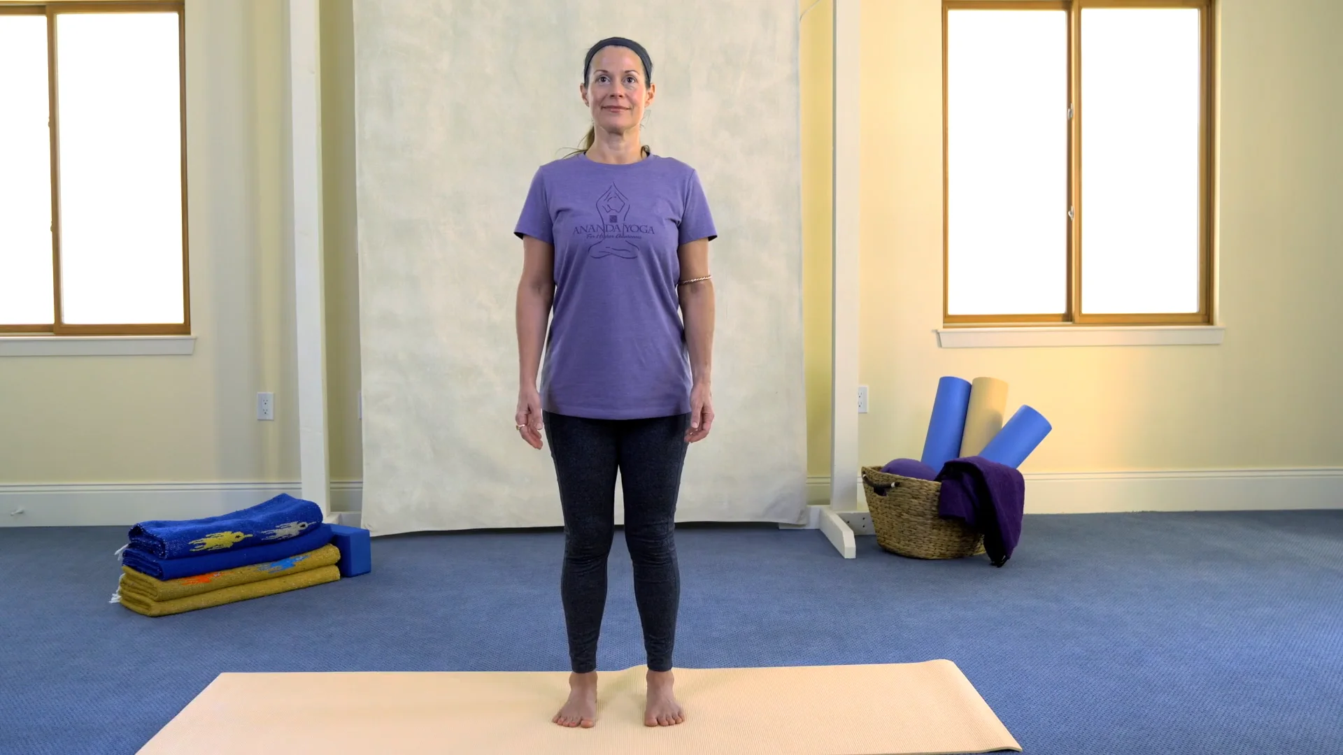 Tadasana — (Standing) Mountain Pose (2:51) on Vimeo