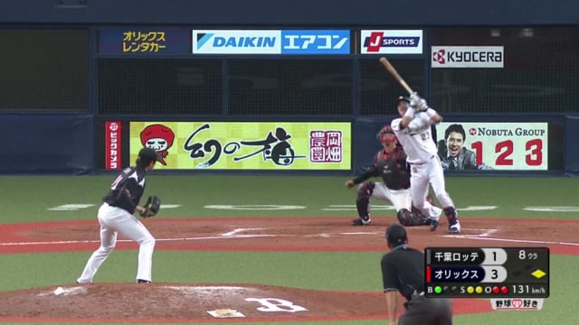 【8回裏】マリーンズ・チェン 2回無失点でリズムを作る!! 2019/5/3 B-M