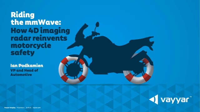 Riding the mmWave: how 4D imaging radar reinvents motorcycle safety