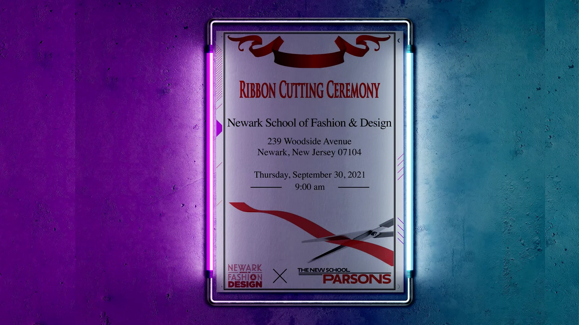 Ribbon Cutting Ceremony Design