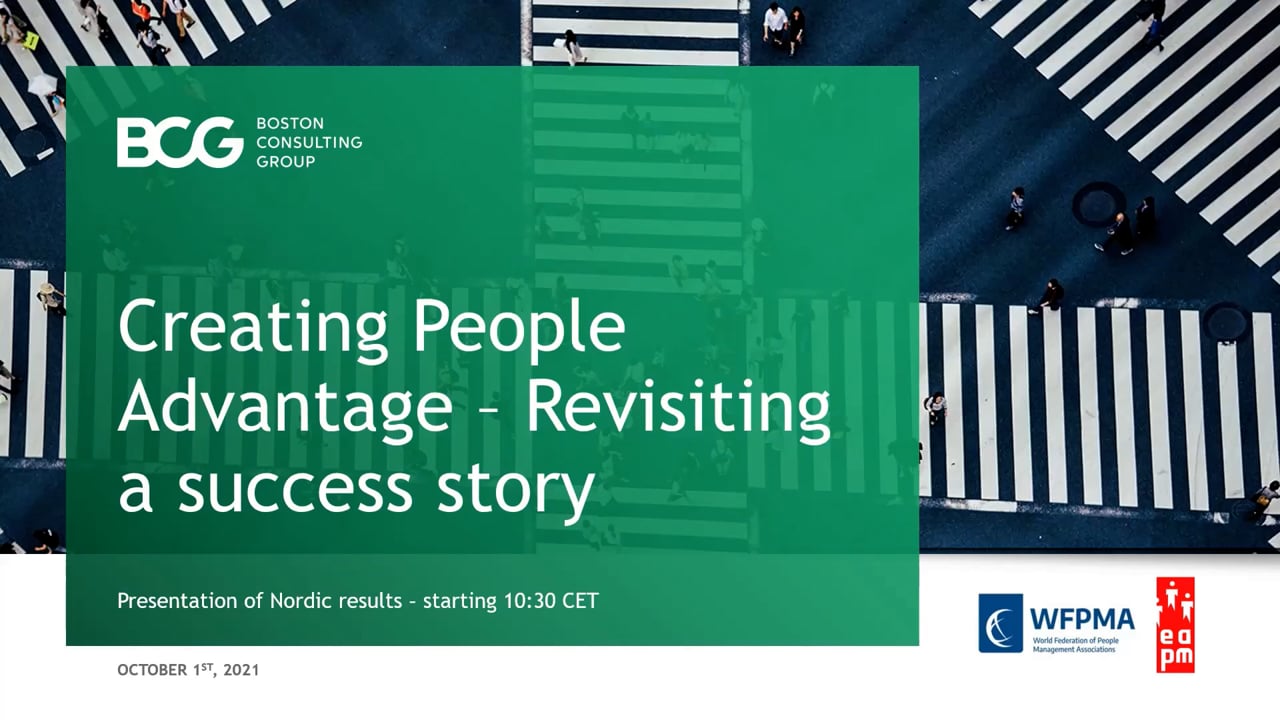 Webinar  - Presentation of Nordic results CPA 2021