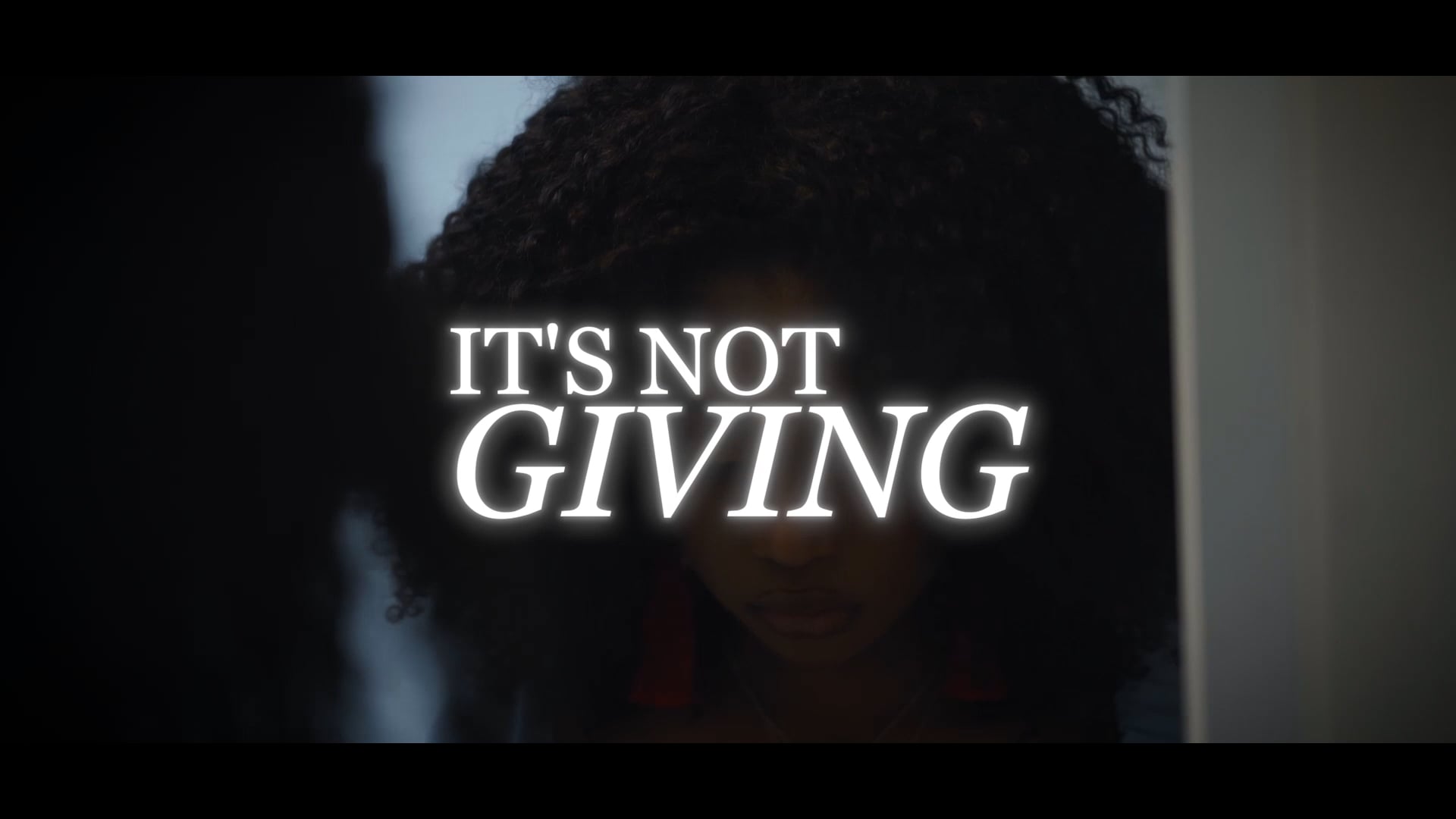 It's Not Giving- A Film by Maame Addae