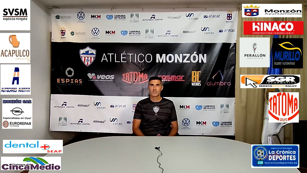 LA PREVIA / Monzón - Belchite 97/ J 5 / Cristian Abad (Entrenador AT Monzón) 3ª División