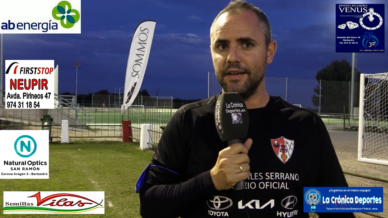 LA PREVIA / CD Albalate - UDB Somontano / JOEL BORBÓN (Entrenador Somontano) Jornada 2 / 2ª Regional - Gr 2-1