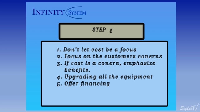 Infinity Sales 101 - Steps to Sales (3 of 11)