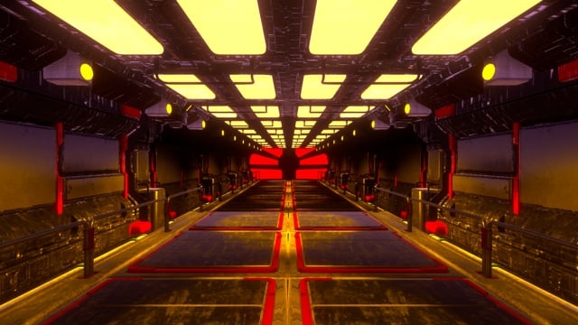 3D Scifi Corridor Cover Image