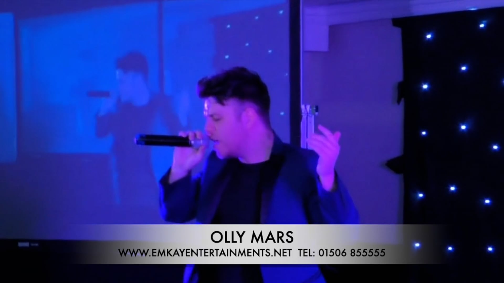 Andrew as Olly Mars - Live Promo