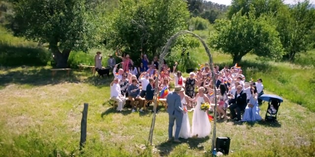 Andrea + Whitney Rainbow Wedding Elopement Highlights Teaser - Taos Goji Ranch + Farm + Lodge - Taos NM - 5 min