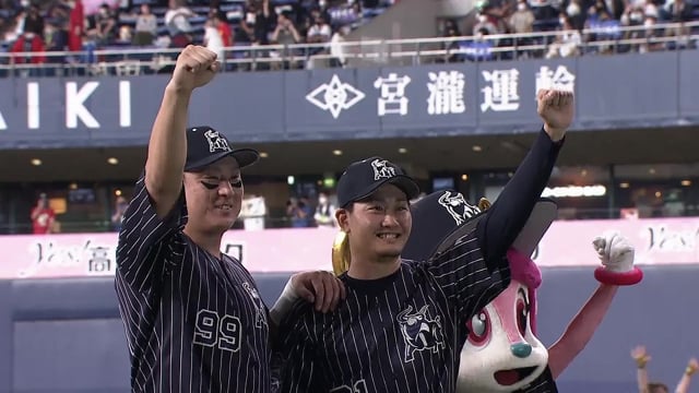 バファローズ・竹安大知投手・杉本裕太郎選手ヒーローインタビュー 10月3日 オリックス・バファローズ 対 福岡ソフトバンクホークス