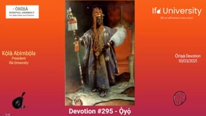 #295 Ọ̀yọ́