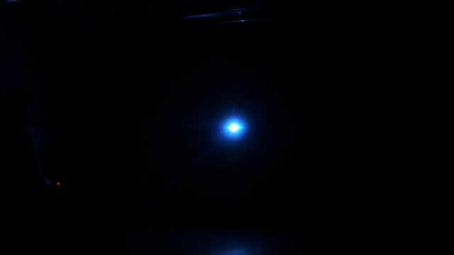 blue orbs of light