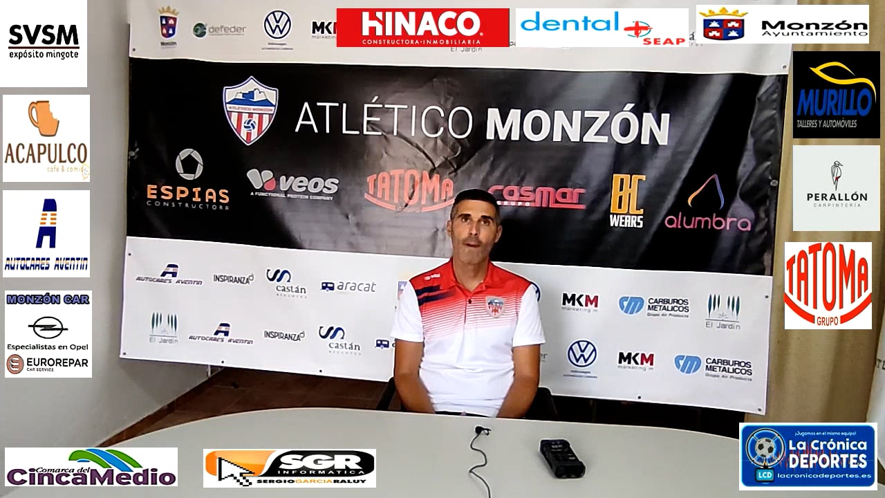 CRISTIAN ABAD (Entrenador Monzón) AT Monzón 1-1 Belchite 97 / J 5 / 3ª División