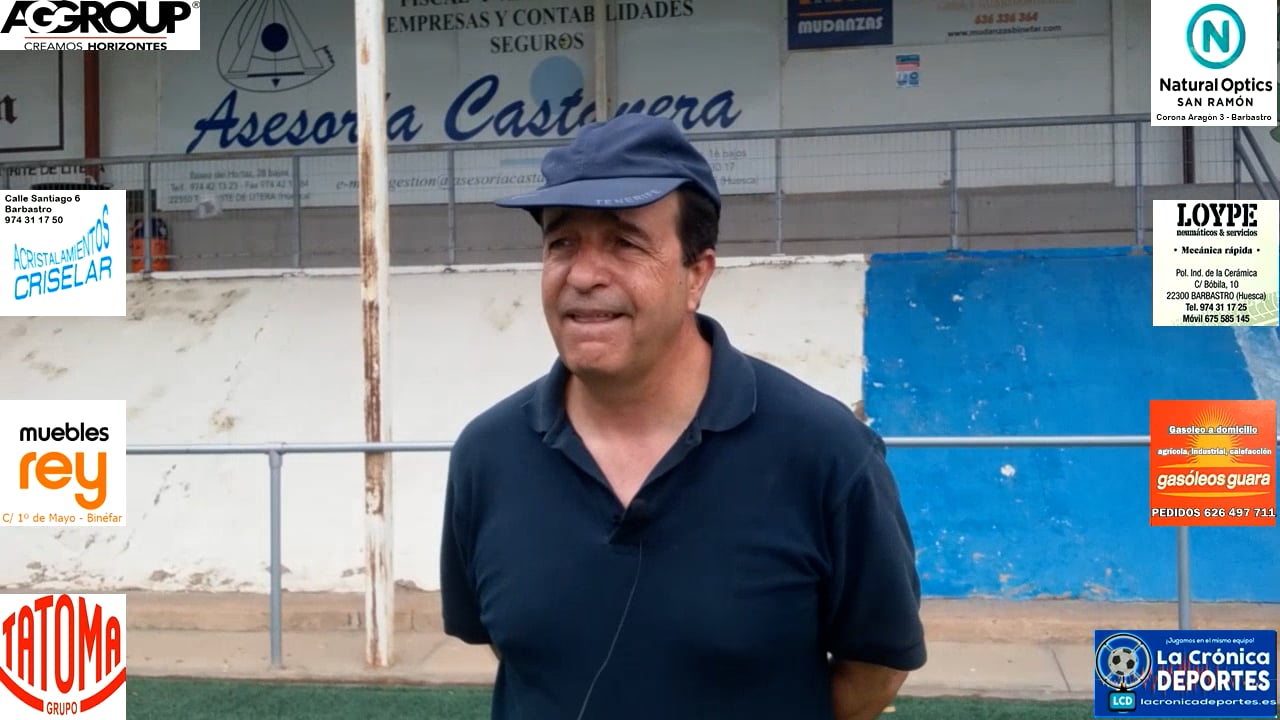 FÉLIX JIMÉNEZ (Entrenador CDJ Tamarite) Tamarite 5-0 Peña Ferranca / J4 / Preferente G-1