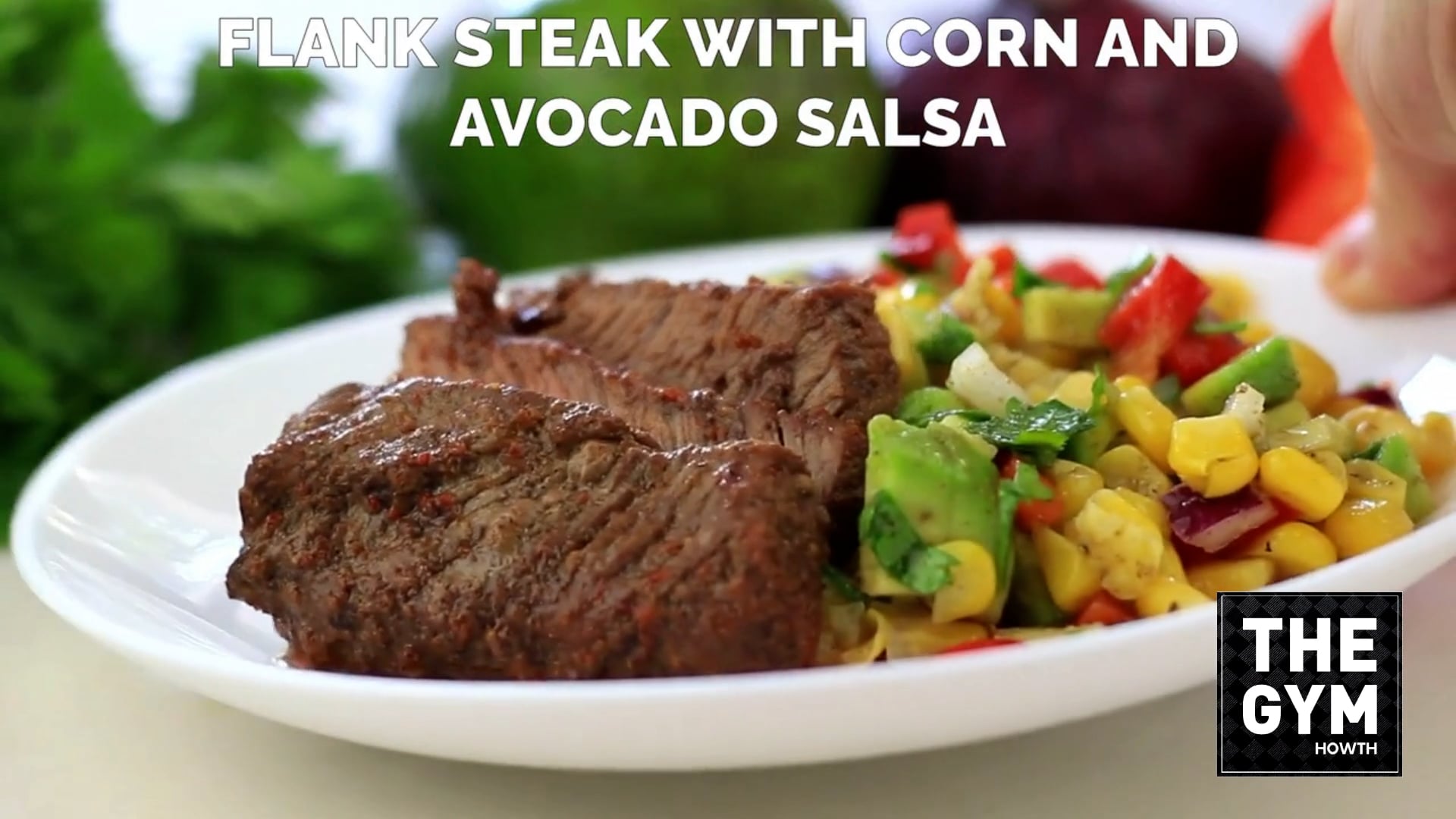 Steak with Corn & Avocado Salsa