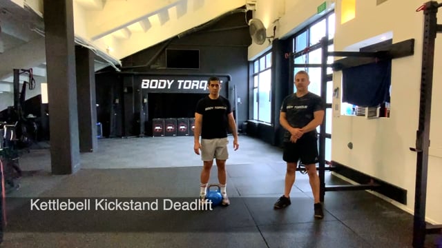 Kettlebell Kickstand Deadlift