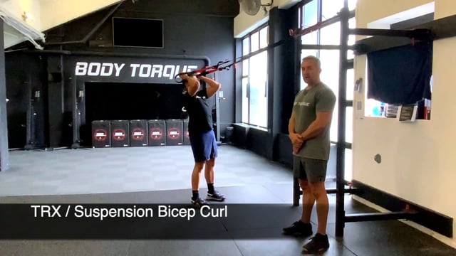 TRX Suspension Bicep Curl