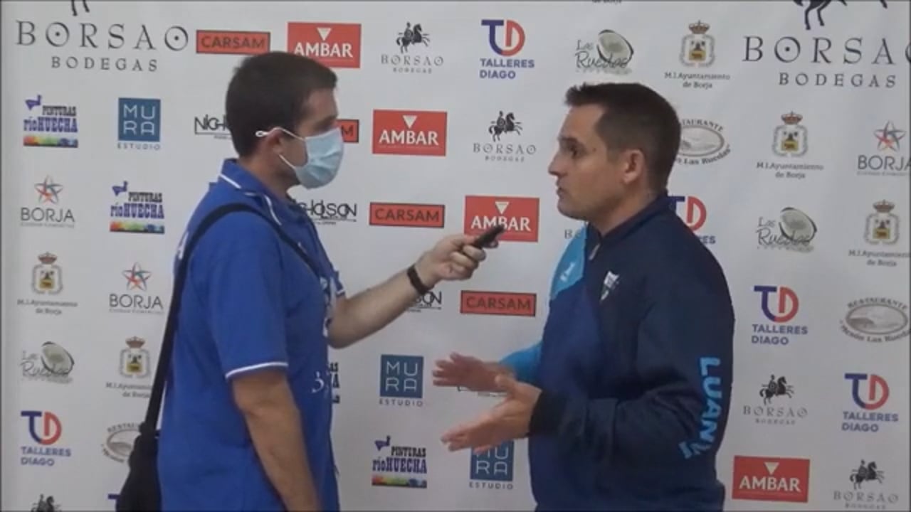 QUIQUE BENEDÍ (Entrenador Borja) SD Borja 1-0 CD Robres / Jornada 5 / 3ª División